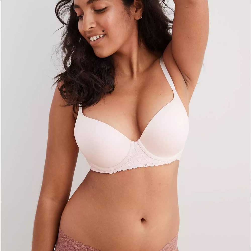 Aerie Real Sunnie Full Coverage Blossom Lace Bra